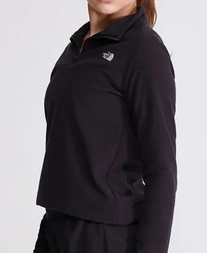The North Face Black 1/4 Zip Up Pull Over