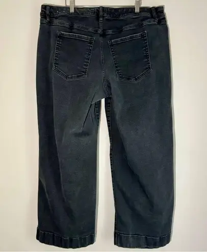 Lane Bryant  Mid-Rise Signature Fit Wide Leg Jeans Flex Magic Waistband Size 22