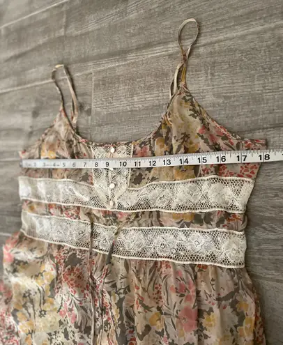 Johnny Was - 4Love and Liberty Sz S Sheer Lacy Silk Dress