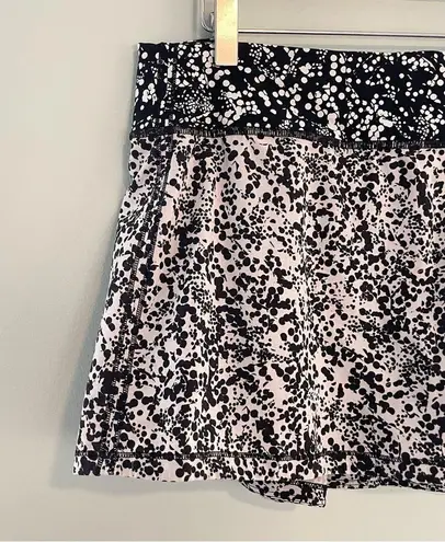 Lululemon  Pace Rival Skirt Chirakasu Alpine White/Chirasu Black 10