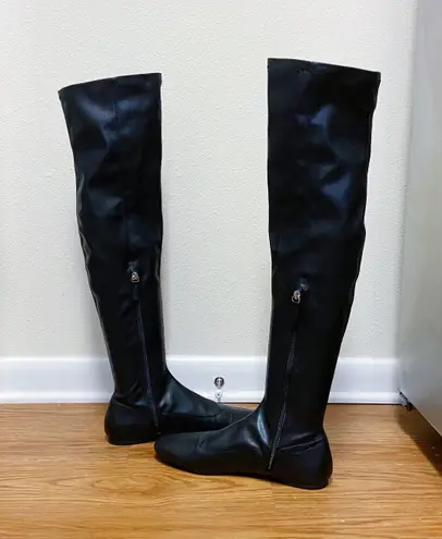 ZARA Flat Thigh High Boots