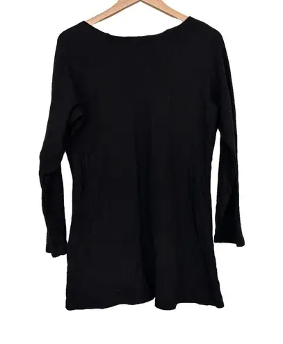 Cut Loose Black Long Sleeve Shirt Sz M Lagenlook Size M