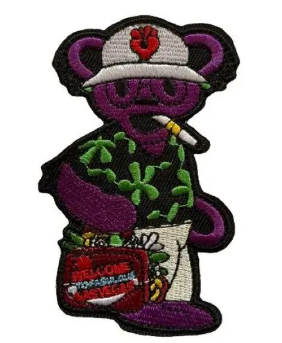 Grateful Dead  Hunter Thompson Dancing Bear Patch