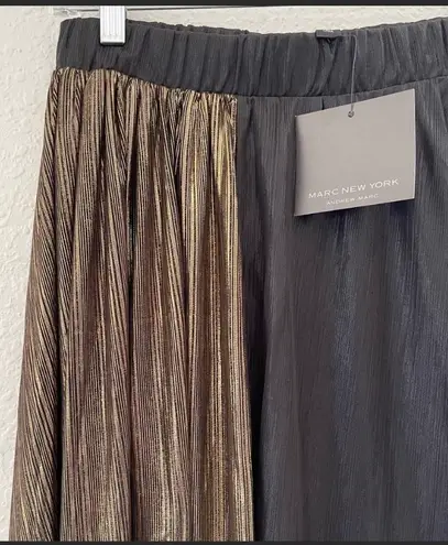 Marc New York Andrew Marc High Waist Pleated Max Skit