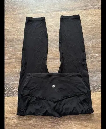 Lululemon  Align With Pockets High Rise 23” Black Size 8 NWOT