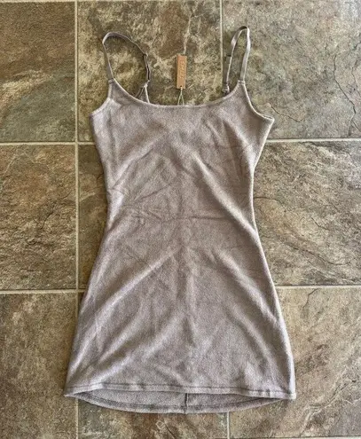 SKIMS Terry Slip Dress Desert Size Medium