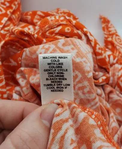 Versona Button Up Front Tie Top