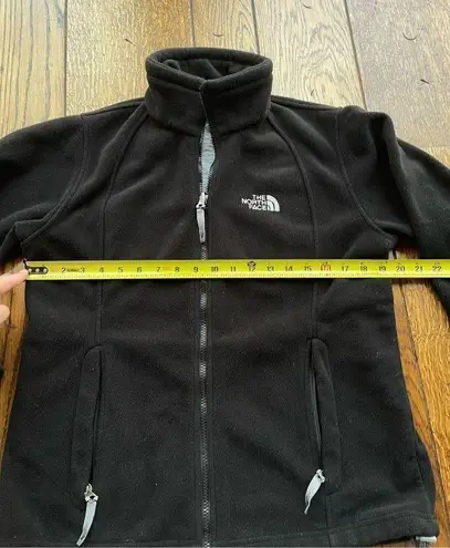 The North Face Women’s Black Zip Up Fleece Jacket Sweatshirt Coat Medium