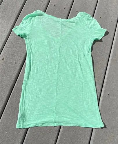 Aerie Neon V Neck T-shirt