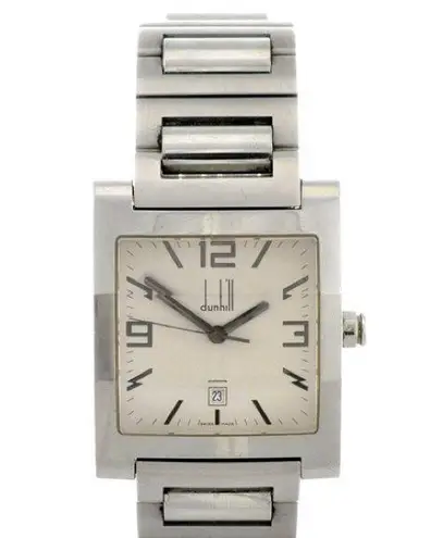 Dunhill square Facet Watch $2600 Silver