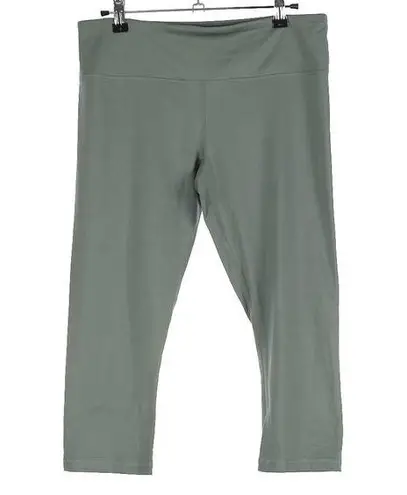 Glyder Mantra Crop Leggings in Silver Pine Women's Medium