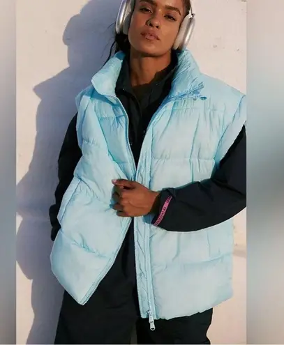FP Movement from Free People In A Bubble Puffer Vest LG Blue