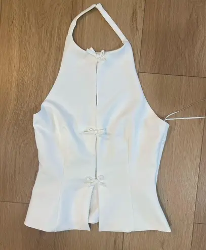 ZARA  sold out bow halter top