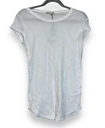 Barefoot Dreams BAREFOOT MC WOMEN'S LOOSE JERSEYCAP SLEEVE TEE WHITE SZ M