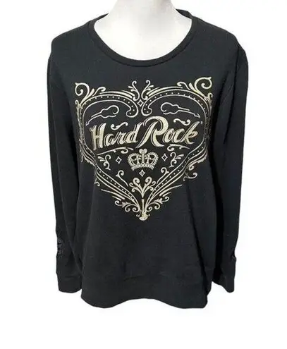 Hard Rock Cafe Hard Rock Couture Ladies Sweatshirt Sz L