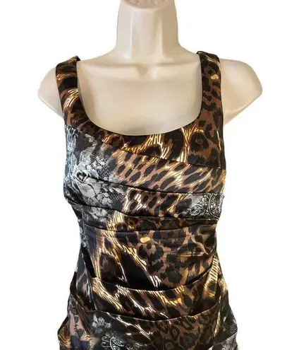 Bisou Bisou ‎ Leopard Print Dress 6