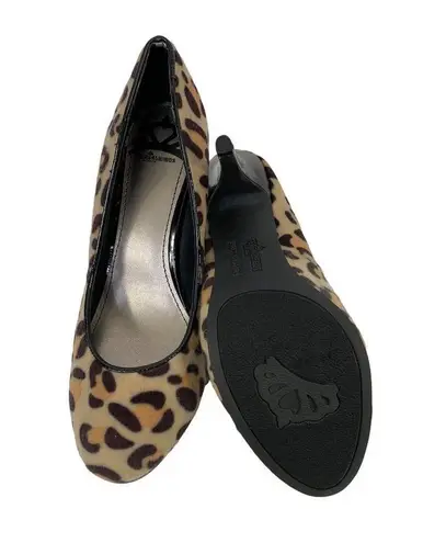 Fergalicious Women’s Cheetah Fuzzy Heels