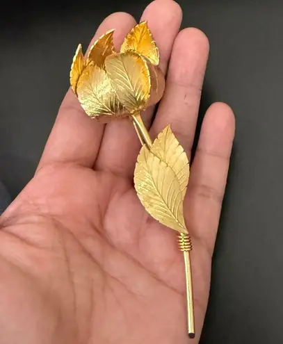 Vintage CORO Textured Gold