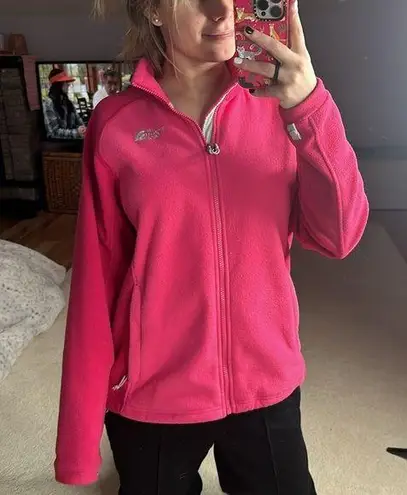 The North Face : Hot Pink Fleece Zip Up Jacket