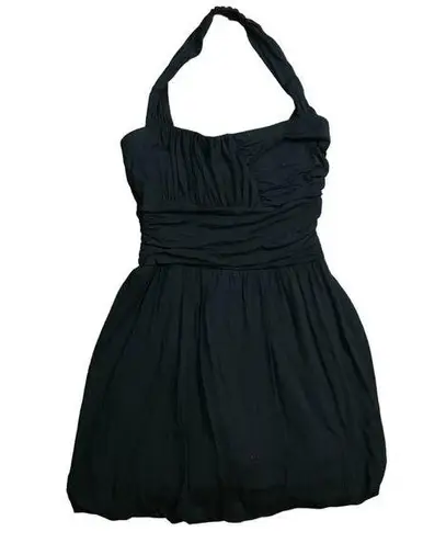 White House | Black Market  Y2K Bubble Dress Women's Small Halter Neck Rayon USA‎