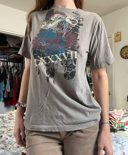 Canyon River Blues y2k print tee