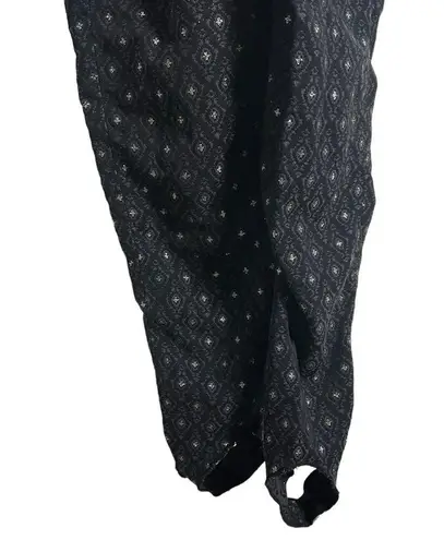 Bogner Vintage Blue Black Jacquard Nylon Ski Snow Jumpsuit Size 8