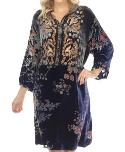 Johnny Was Bouquet Velvet Burnout Gweneth Dress NWT