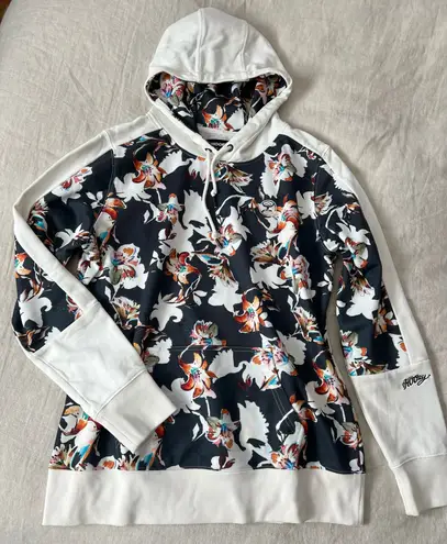 Hooey Floral Contrast Hoodie
