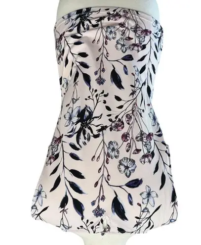 Ivanka Trump Floral Print Sleeveless Top Size L