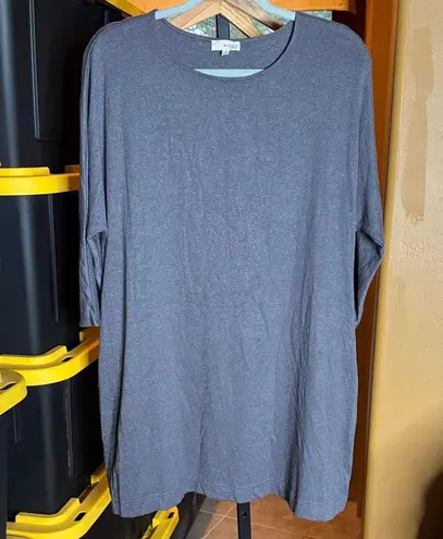 Aritzia Wilfred Free Cober T Shirt Dress in Charcoal Gray Size Small