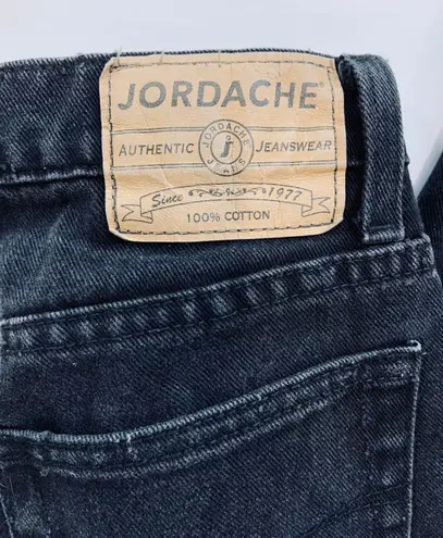 Jordache Vintage 90s  Black High Waist Straight Leg Mom Jeans