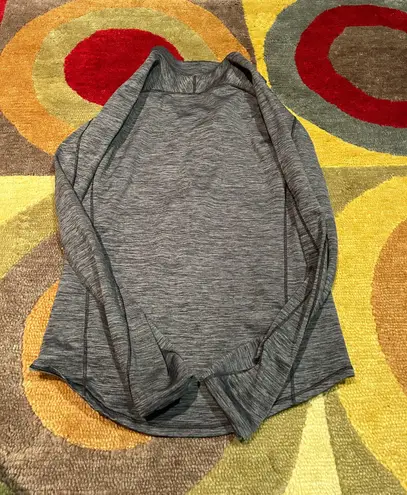 Under Armour HeatGear Light Fleece Lined Grey Quarter Zip Sweatshirt Women’s S