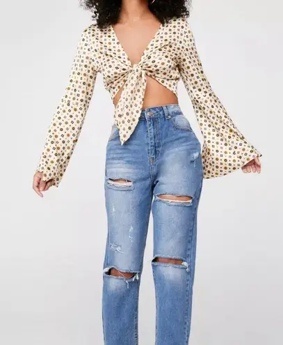 Nasty Gal Mommy High Rise Jeans