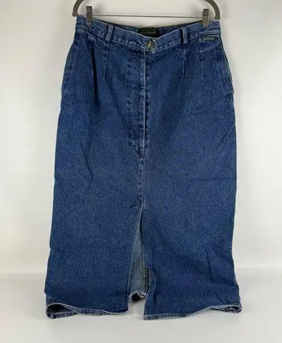 Harvé Benard Vintage Denim Long Skirt