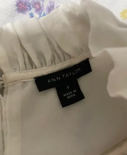 Ann Taylor White Blouse