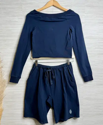 Free People  set shorts and crop top co-ord matching set yoga activewear Small thumbnail 1