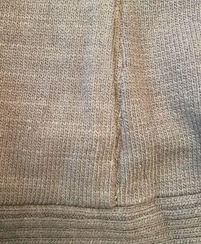 Barbara Wells Studio Pittsburgh Green Brown Zip Knit Cardigan Collar Pockets XL