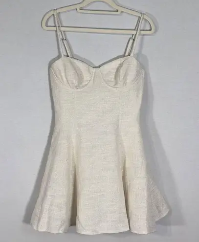 Willow Hampton Ivory Sleeveless Mini Dress Women's Size XS NWT