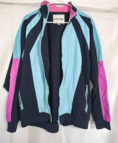 American Eagle Vintage  Outfitters color block puffer coat-90s