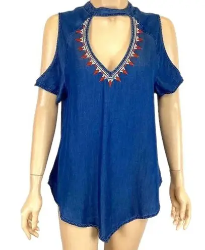 Soulmates Cold Shoulder Boho top size medium