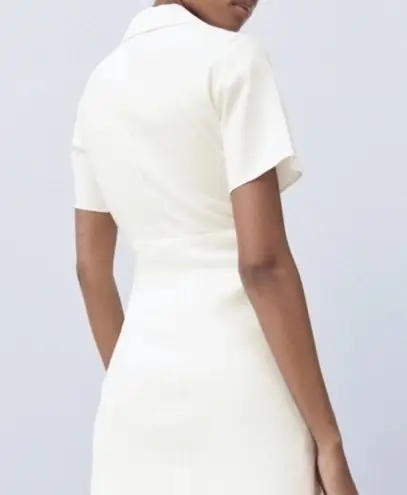 ZARA  white linen dress NWT