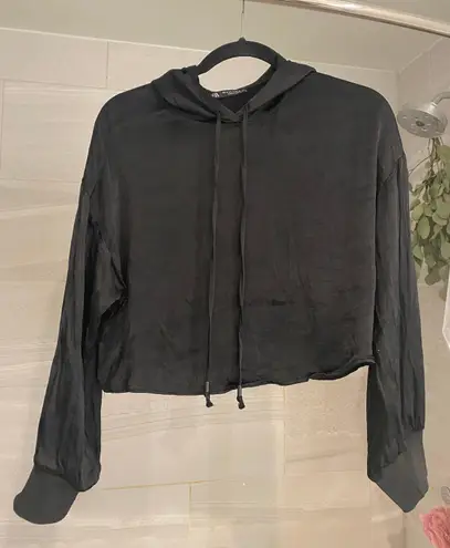 ZARA Satin Hoodie 