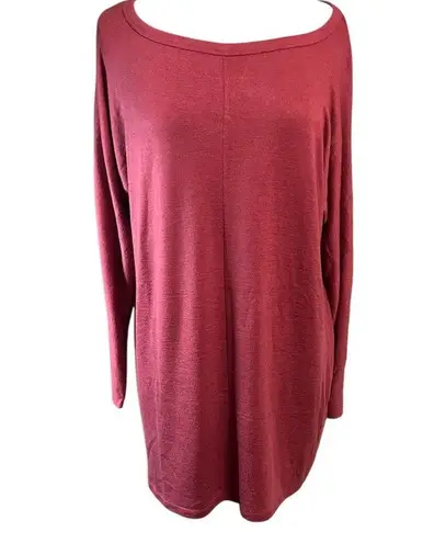 Aritzia Wilfred Free Long Sleeve Dress in Deep Dusty Rose (next pic) Pink