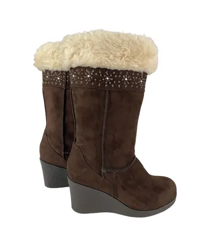 American Eagle  Suede Embellished Winter Boots 