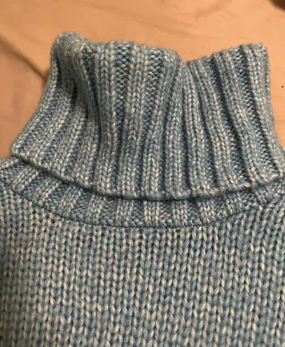 American Eagle outfitters blue turtleneck sweater