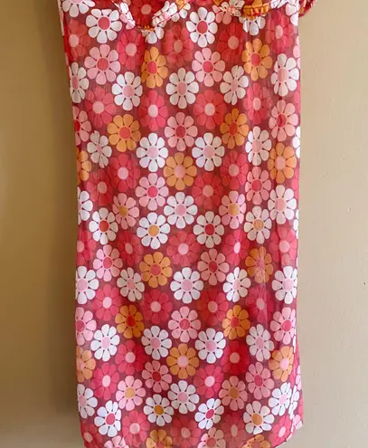 SheIn Pink Floral Slip Dress