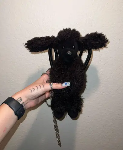 Poodle Purse Black