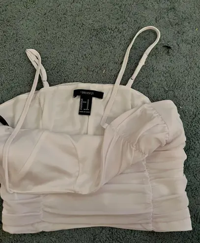 Forever 21  White Corset Style Top - Image 2