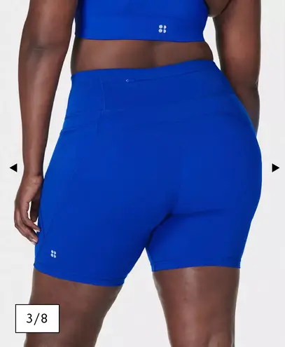 Sweaty Betty Blue Biker Shorts