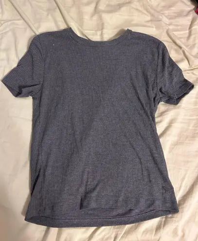 PINK - Victoria's Secret PINK Dark Gray Short Sleeve Shirt 